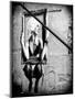 Street Art, Murals Style, French Artist, Paris, France, Black and White Photography-Philippe Hugonnard-Mounted Premium Photographic Print