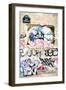 Street Art Paris-Philippe Hugonnard-Framed Giclee Print