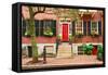 Street at Beacon Hill Neighborhood, Boston, Usa.-haveseen-Framed Stretched Canvas