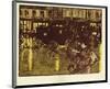 Street at Evening in the Rain-Pierre Bonnard-Mounted Premium Giclee Print