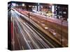 Street at Night, Taipei, Taiwan, Asia-Charles Bowman-Stretched Canvas