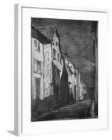 'Street at Saverne', 1858-James Abbott McNeill Whistler-Framed Giclee Print