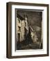 Street at Saverne from Twelve Etchings from Nature, 1858-James Abbott McNeill Whistler-Framed Giclee Print