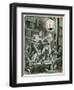 Street Bare Knuckle Fight-Peter Jackson-Framed Giclee Print