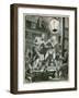 Street Bare Knuckle Fight-Peter Jackson-Framed Giclee Print