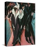 Street, Berlin-Ernst Ludwig Kirchner-Stretched Canvas