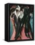 Street, Berlin-Ernst Ludwig Kirchner-Framed Stretched Canvas