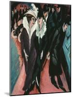 Street, Berlin-Ernst Ludwig Kirchner-Mounted Giclee Print