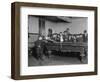 Street Boys Playing Billiards at the Boys Club Photograph - New Haven, CT-Lantern Press-Framed Art Print