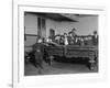 Street Boys Playing Billiards at the Boys Club Photograph - New Haven, CT-Lantern Press-Framed Art Print