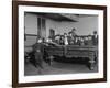 Street Boys Playing Billiards at the Boys Club Photograph - New Haven, CT-Lantern Press-Framed Art Print