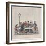 Street Breakfast, London, 1825-G Hunt-Framed Giclee Print