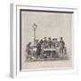 Street Breakfast, London, 1825-G Hunt-Framed Giclee Print