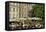 Street Cafe, Doma Square, Riga, Latvia, Baltic States-Gary Cook-Framed Stretched Canvas