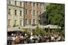 Street Cafe, Doma Square, Riga, Latvia, Baltic States-Gary Cook-Mounted Photographic Print