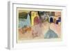 Street Cafe in Tunis, 1914-Paul Klee-Framed Giclee Print