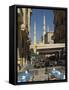 Street Cafe, New Mosque, Beirut, Lebanon, Middle East-Christian Kober-Framed Stretched Canvas