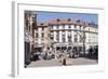 Street Cafe, Place De La Cathedrale, Colmar, Alsace, France, Europe-Markus Lange-Framed Photographic Print