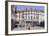 Street Cafe, Place De La Cathedrale, Colmar, Alsace, France, Europe-Markus Lange-Framed Photographic Print