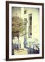 Street Cafe with Chairs-Steve Allsopp-Framed Photographic Print