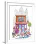 Street Cafe-Kate Mawdsley-Framed Giclee Print