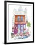 Street Cafe-Kate Mawdsley-Framed Giclee Print