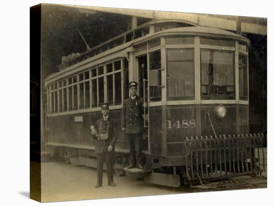 Street Car in Toronto, Canada in the 1900s-null-Stretched Canvas