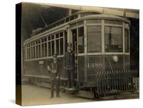 Street Car in Toronto, Canada in the 1900s-null-Stretched Canvas