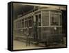 Street Car in Toronto, Canada in the 1900s-null-Framed Stretched Canvas