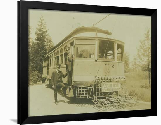 Street Car (Undated)-null-Framed Giclee Print