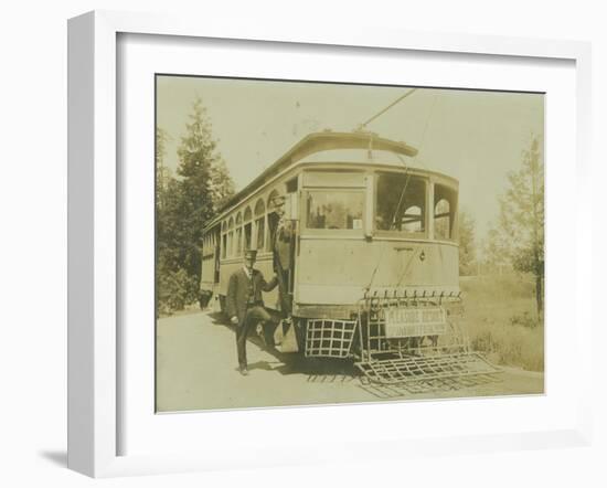 Street Car (Undated)-null-Framed Giclee Print