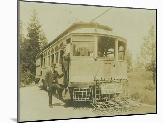 Street Car (Undated)-null-Mounted Giclee Print