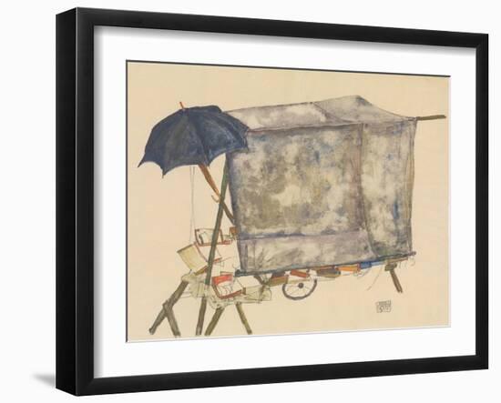 Street Cart, 1914-Egon Schiele-Framed Giclee Print