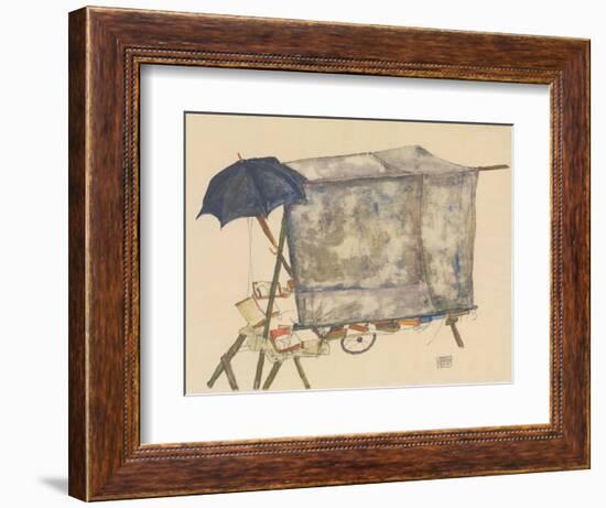 Street Cart, 1914-Egon Schiele-Framed Giclee Print