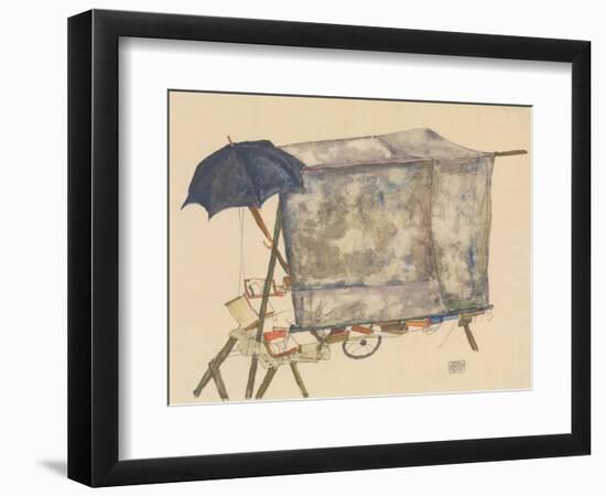 Street Cart, 1914-Egon Schiele-Framed Giclee Print