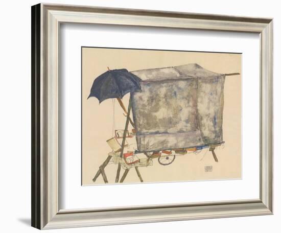 Street Cart, 1914-Egon Schiele-Framed Giclee Print