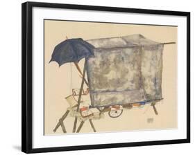 Street Cart, 1914-Egon Schiele-Framed Giclee Print