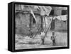 Street Children - Naples-Jean Finzi-Framed Stretched Canvas