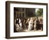 Street Conjurors on a Boulevard (L' Escamoteur Sur Le Boulevards), 1806-Louis-Léopold Boilly-Framed Giclee Print