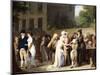 Street Conjurors on a Boulevard (L' Escamoteur Sur Le Boulevards), 1806-Louis-Léopold Boilly-Mounted Giclee Print