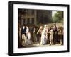 Street Conjurors on a Boulevard (L' Escamoteur Sur Le Boulevards), 1806-Louis-Léopold Boilly-Framed Giclee Print