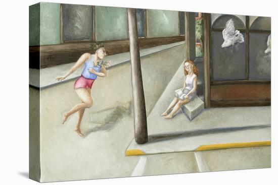 Street Corner Annunciation, 2006-Caroline Jennings-Stretched Canvas