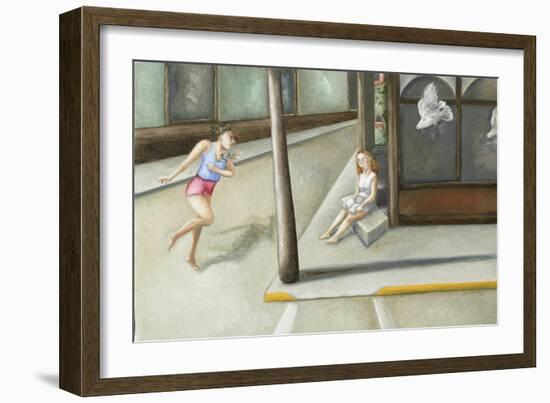 Street Corner Annunciation, 2006-Caroline Jennings-Framed Giclee Print