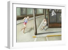 Street Corner Annunciation, 2006-Caroline Jennings-Framed Giclee Print