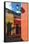 Street Corner, Old San Juan, Puerto Rico-George Oze-Framed Stretched Canvas