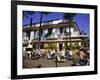 Street Corner with Karaoke Restaurant in Downtown Area, Ho Chi Minh City, Vietnam, Southeast Asia-Robert Francis-Framed Photographic Print
