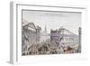 Street Crossing Bridge, London, 1862-null-Framed Giclee Print