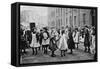 Street Dancing, London-null-Framed Stretched Canvas