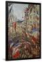 Street Decorated in Flags, 1878-Claude Monet-Framed Giclee Print