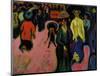 Street, Dresden-Ernst Ludwig Kirchner-Mounted Art Print
